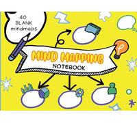 Mind mapping notebook: 40 blank mind maps to easily organize your thoughts and increase your productivity: Mind map notebook - Become a mindmap Master
