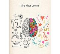 Mind Maps Journal: Blank Mind Map Book,Brainstorm Notebook Help You Organize Your Thoughts & Take Notes 100 Pages