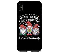 Mind Molder Gnome Everything Is Fine Funny Christmas Case for iPhone XS Max
