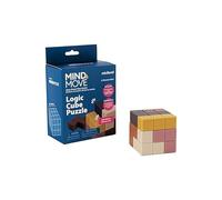 MIND & MOVE Miniland Logic Cube Puzzle - 3D logic game, flexible silicone cube for solving challenges, stimulates spatial thinking, coordination and concentration, therapeutic use for adults