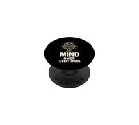 Mind Over Everything Brain Power Mental Health PopSockets Adhesive PopGrip