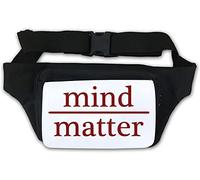 Mind Over Matter Math Logo Waist Bag Fanny Pack White