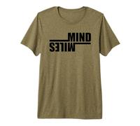 Mind Over Miles Fun Running Runner Marathon Meme Premium T-Shirt