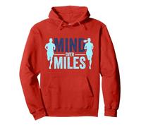 Mind Over Miles, Ultra Runner Gifts, Marathoner Marathon Pullover Hoodie