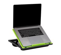 Mind Reader Adjustable 8 Position Top Desk with Cushions, Monitor, Laptop Lap Holder, Green, 1 Pack