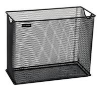 Mind Reader File Storage Box/Basket for Letters, Legal Documents, Filing Documents, Folders, Office Organizer, Black, 30.48 x 14.61 x 24.13 cm; 766.57 Grams