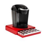 Mind Reader 'Hero' 36 Capacity Single Serve Coffee Pod Storage Drawer, Red