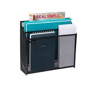 Mind Reader Metal Mesh, 12.5" L x 3.75" W x 11.5" H, Black, Single