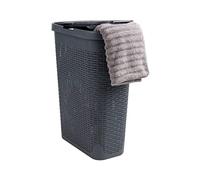 Mind Reader Slim Laundry Basket with Laundry Handles