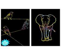 Mind Sparks Now You See It Etch Drawing Paper, Multicolor, 30 Sheet
