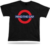 Mind The Gap Nice Great Gift Imagination Funny T Shirt Special Event tee Black M