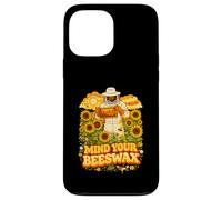 Mind Your Beeswax Beekeeper Sunflower Retro Art Case for iPhone 13 Pro Max