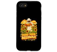 Mind Your Beeswax Beekeeper Sunflower Retro Art Case for iPhone SE (2020) / 7/8