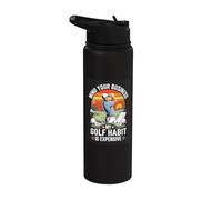 Mind Your Business My Golf Habit is Expensive Golf Stainless Steel Insulated Water Bottle