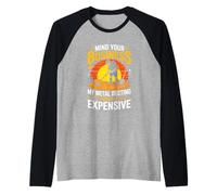 Mind Your Business My Metal Decting Hobby is Expensive Raglan Baseball Tee
