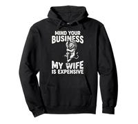 Mind Your Business My Wife Is Expensive Shark Pullover Hoodie