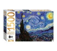 Mindbogglers Gold 1500-Piece Jigsaw: Starry Night by Van Gogh