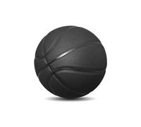 MINDCOLLISION Mini Basketball, Solid Color Without Logo, Absorbent Soft Leather, Suitable for Small Baskets, Signature, Decompression, Training Assistance,Black,No.1