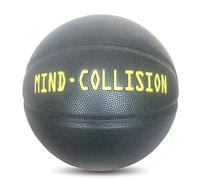 MINDCOLLISION Size 5/6/7 Weighted Basketballs, Overweight Basketballs, Control Training Basketballs to Improve Dribbling and Ball Handling Skills,Black,No.6(1000g)