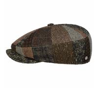 Mindell 8 Panel Patchwork Flat Cap by Lierys