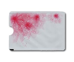 Minder® 5 Pack Designer RFID Blocking Anti Theft Secure Protector Sleeve Holder Wallet for Credit/Debit/ID/Oyster Cards - Prevent Fraud, Card Clash ~ As Seen On BBC (Pink Abstract)