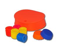 Minder Anti-Spiking Kit - Featuring Reusable Silicone Glass Cover, 2 x Bottle Caps Tops and 5 x Spikey Bottle Stops with Straw Hole - Anti Drug Date Rape Drink Spiking Protection (Orange)