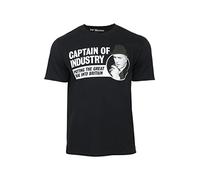 Minder Arthur Daley Captain of Industry Licensed T Shirt (XXL) Black