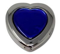 Minder Table Edge Bag Hanger Foldable Heart Shaped Safety Security Hook Holder Accessory (Blue)