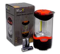 Minder Walk-Safe Super Beam High Powered LED Lantern for Walking Hiking Camping etc (Battery Powered (with Batteries))