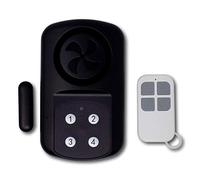 Minder Weatherproof Wireless Gate Door Alarm with Code or Remote Entry - Alarm and disarm with a 4 digit pin or remote control - Completely wireless!