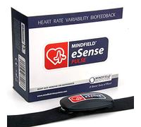 Mindfield eSense Pulse: Optimal HRV Biofeedback - Bluetooth Heart Rate Monitor Chest Strap - With free app for iOS and Android