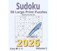 Mindfuel - Volume 3 - Large Print Sudoku Puzzle Book for Adults: 50 Easy Puzzles with Solutions on the Next Page |: Relax, Challenge Your Mind, and ... - Large Print Sudoku Puzzle Book - Easy)