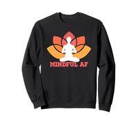 MINDFUL AF Funny as f-ck Meme Yoga Meditation Meme Sweatshirt