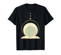 Mindful Breathing Geometry Circles Inhale Exhale Symbol T-Shirt