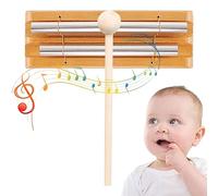 Mindful Chime, Classroom Chime, Sound Healing Responsive Chime With Wooden Mallet, Hand Relaxation Chme For Prayer Yoga Eastern Music Ditanpu