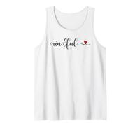 Mindful Cute Heart Typography Gift Tank Top
