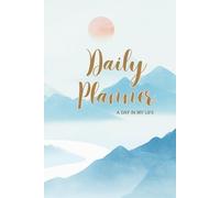 Mindful Daily Planner for Women | 6*9 inch 110 Pages: Undated Calm Productivity Organizer with To Do List, Mood, Water, Meal, Money and Gratitude Tracke