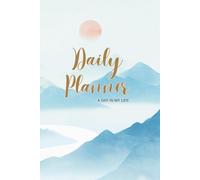 Mindful Daily Planner for Women | 6*9 inch 110 Pages: Undated Calm Productivity Organizer with To Do List, Mood, Water, Meal, Money and Gratitude Tracke