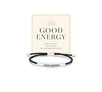 Mindful Energy Inspirational Tube Bracelet For Women, Be Kind Finding Grace To My Best Friend Engraved Rope Motivational Adjustable Stainless Steel Self Worth Inspirational Friendship Gift Jewelry