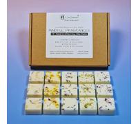 Mindful Fragrance - Highly Scented Botanical Wax Melts Collections (15 x 13.5g Hand Crafted) - Vegan Friendly & Cruelty Free - Plastic Free - Provide 8 to 10hrs scents/cube - Made in the UK (Mindful)