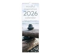 Mindful Inspiration 2026 Slim Wall Calendar | Monthly Planner with Peaceful Quotes & Scenic Photography | Plastic-Free Packaging