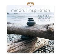 Mindful Inspiration 2026 Square Wall Calendar | Monthly Planner with Uplifting Quotes & Calming Imagery | Motivational Wellness Calendar