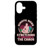 Mindful Mama Stretching Through the Chaos Yoga Mom Case for iPhone 17