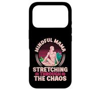 Mindful Mama Stretching Through the Chaos Yoga Mom Case for iPhone 17 Pro