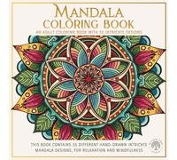 Mindful Mandala Patterns: 35 Intricate Hand-Crafted Designs for Stress Relief and Anxiety: A Square 8.5 x 8.5" Adult Coloring Book for Inner Peace and Healing