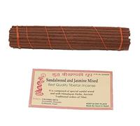 Mindful Market Tibetan Sandalwood Jasmine Incense Sticks for Meditation Organic Hand Rolled