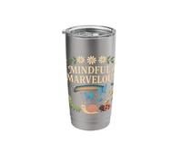 Mindful Marvelous Cute Garden Critters Design Stainless Steel Insulated Tumbler