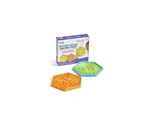 Mindful Maze Garden Pack, Finger Labyrinth for Kids, Mindfulness for Kids, Sensory Play Therapy Toys, Calm Down Corner Supplies, Social Emotional