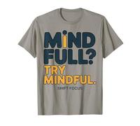 Mindful Meditation Brain Design Yoga Yogi Mindfulness T-Shirt