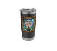 Mindful Meditation Zen Forest Stainless Steel Insulated Tumbler